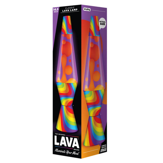 14.5″ Lava Lamp Flowing Color Bands - US 6897