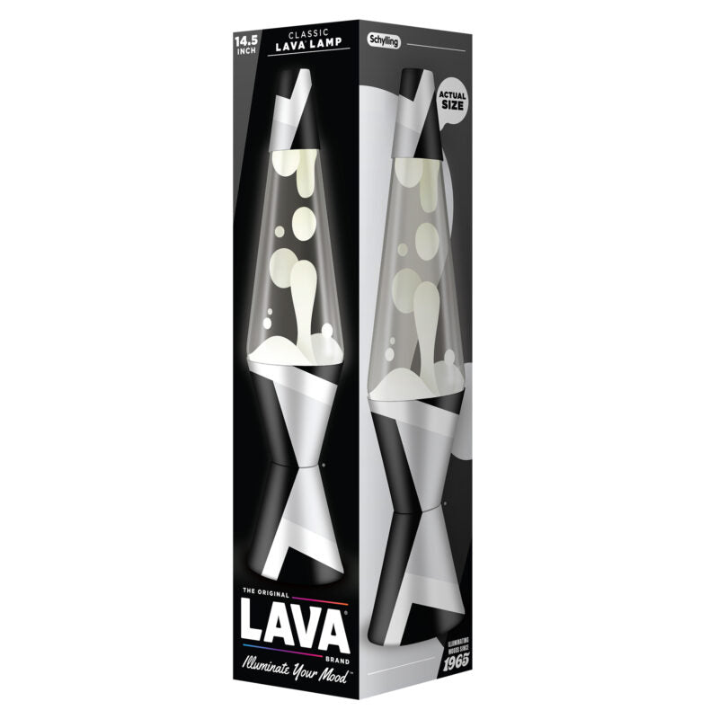 14.5″ Lava Lamp Polygonal White Tone - US 9874