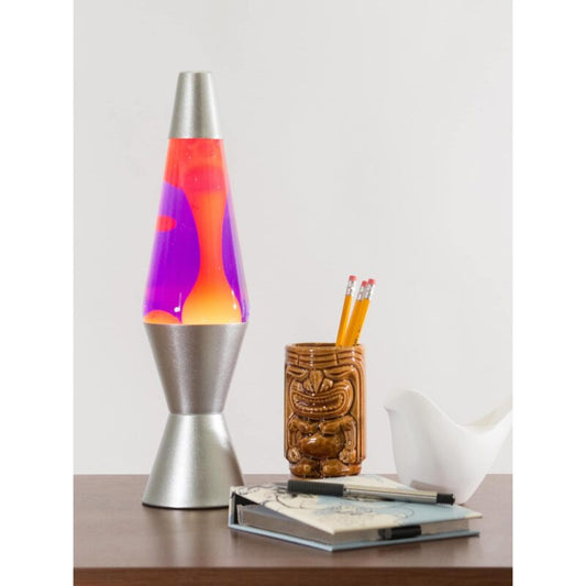 14.5” LAVA Lamp – Yellow/Purple/Silver - US 3365