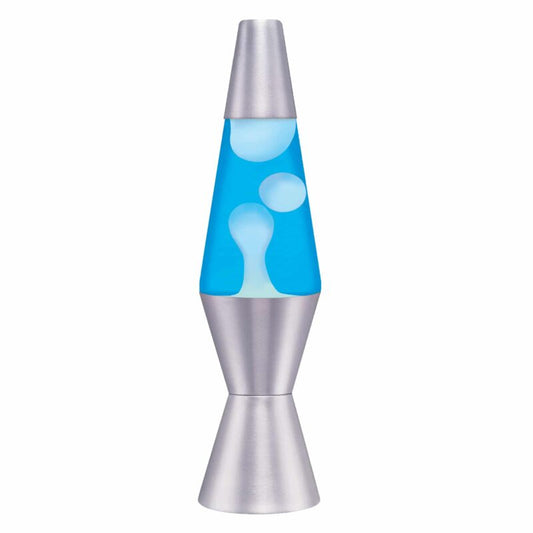 11.5″ LAVA Lamp – White/Blue/Silver - US 4189