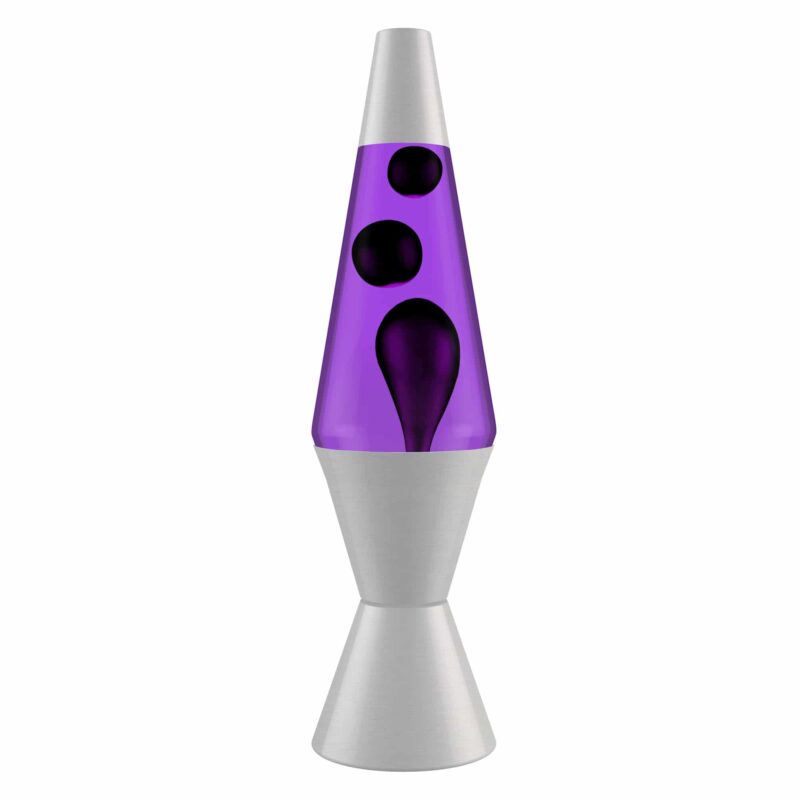 14.5’’ LAVA Lamp – Black &amp; Purple - US 2257