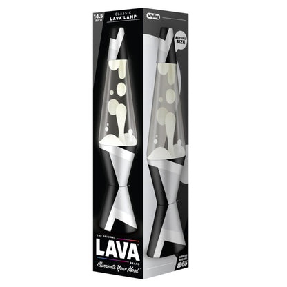 14.5″ Lava Lamp Polygonal White Tone - US 9874