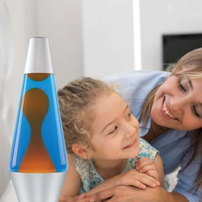 14.5” LAVA Lamp – Orange/Blue/Silver - US 9318