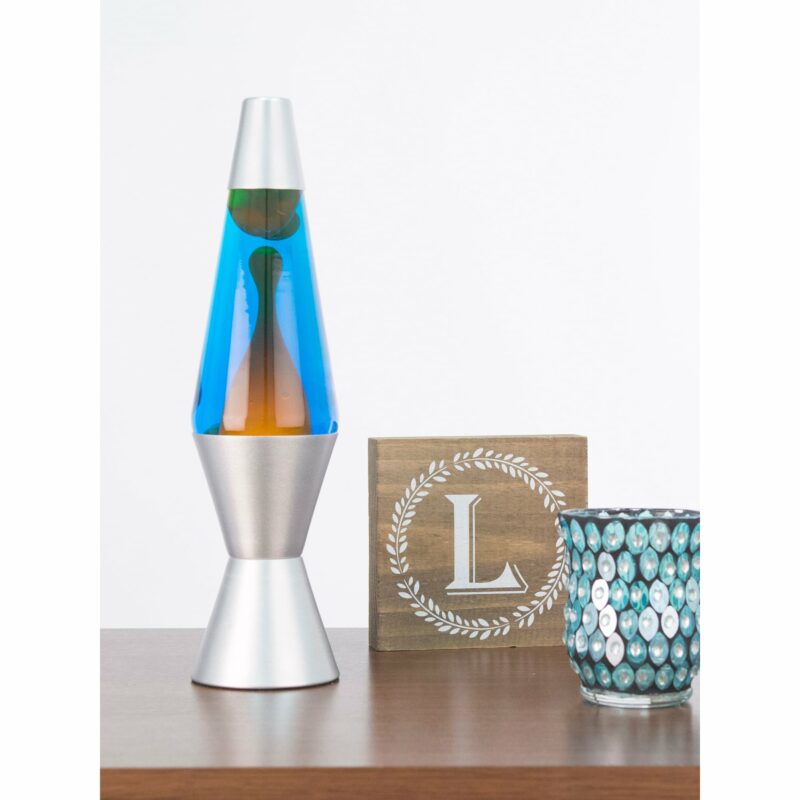 14.5” LAVA Lamp – Orange/Blue/Silver - US 9318