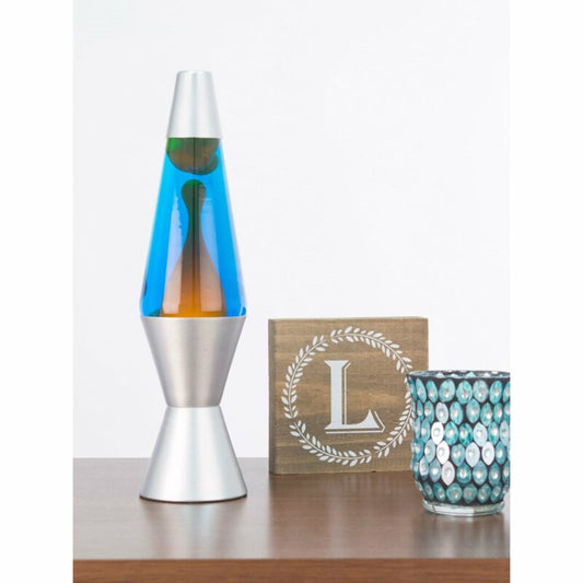 14.5” LAVA Lamp – Orange/Blue/Silver - US 9318