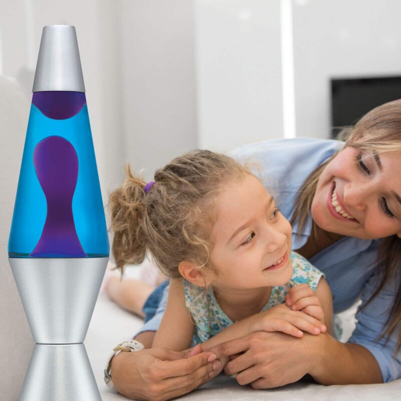14.5″ LAVA Lamp – Purple/Blue/Silver - US 1347