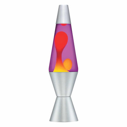 14.5” LAVA Lamp – Yellow/Purple/Silver - US 3365