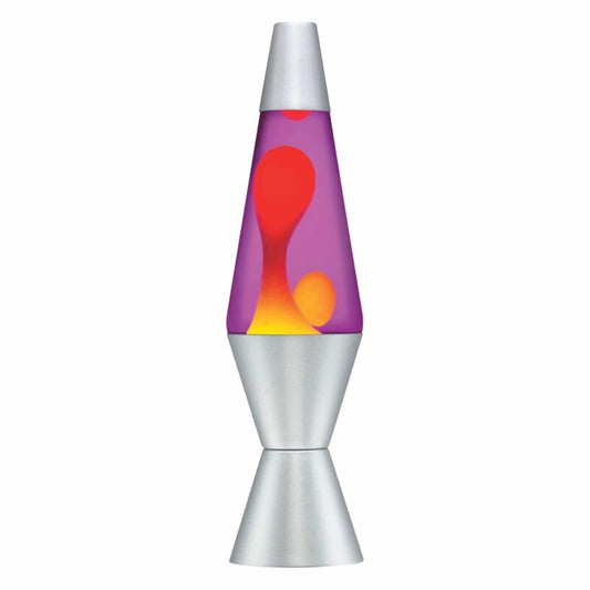14.5” LAVA Lamp – Yellow/Purple/Silver - US 3365
