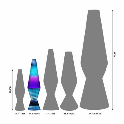 14.5″ LAVA Lamp Colormax Northern Lights – Glitter - US 4749