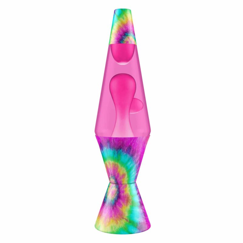 14.5″ LAVA Lamp – Tie Dye Pink Spiral - US 1793