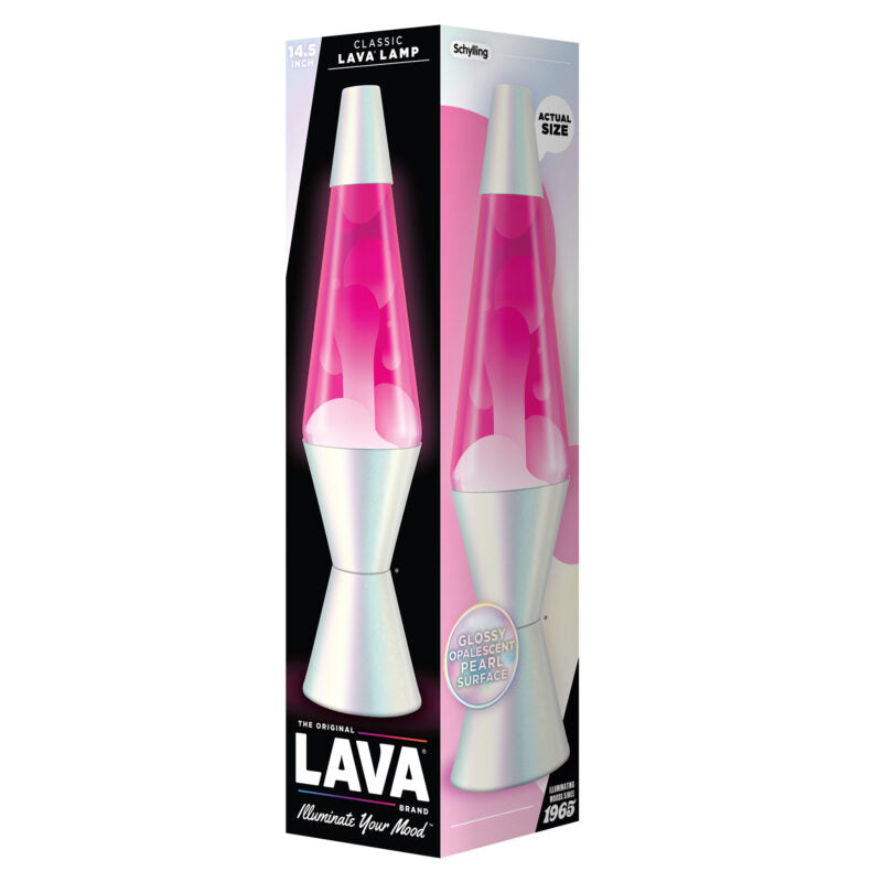 14.5″ Lava Lamp Opalescent Pearl - US 7845