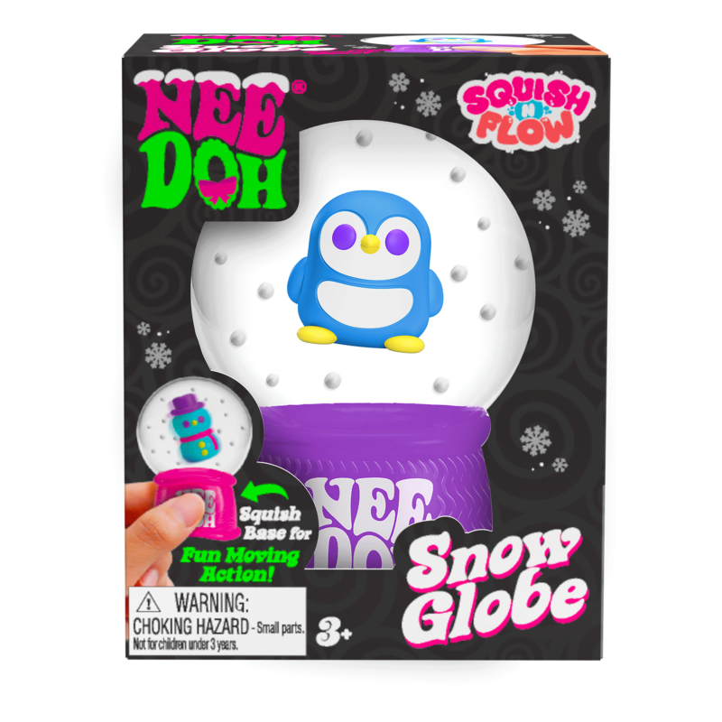 NeeDoh Squish N Flow Snow Globe - US 6430