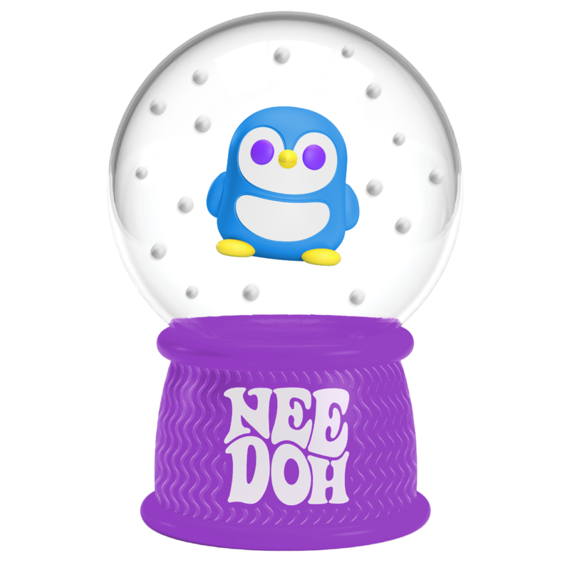 NeeDoh Squish N Flow Snow Globe - US 6430