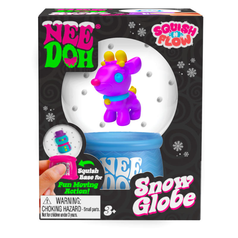NeeDoh Squish N Flow Snow Globe - US 6430