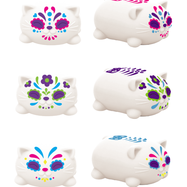 NeeDoh Sugar Skull Cats - US 2386