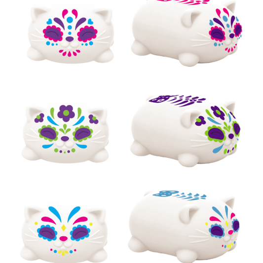 NeeDoh Sugar Skull Cats - US 2386